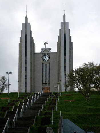 Die Kirche von Akureyri