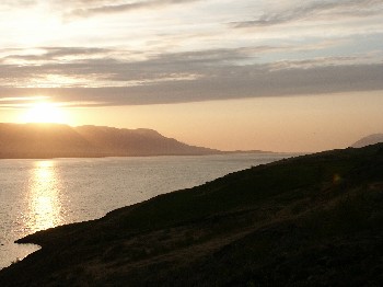 Abendstimmung am Fjord