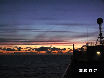 Abendstimmung auf der Nordsee